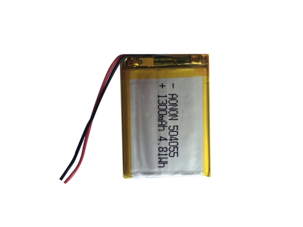 3.7V 1300mAh 504055-1S1P 智能保溫杯電池2